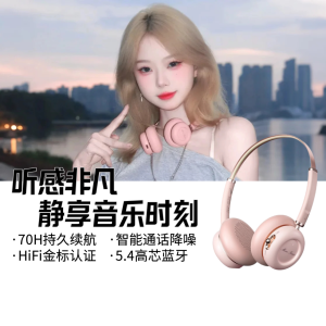 Retro Headset Wireless Bluetooth Smart Noise Reduction Fashionable Wearing New Model ODYBIRD DM25 Stereo Sound Gaming Earphones