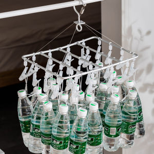 ตู้เสื้อผ้าแบบอเนกประสงค์ ทำจากอะลูมิเนียมอัลลอยด์ ป้องกันลม 16 ก้าน สำหรับผู้ใหญ่ ใช้ในบ้าน ตู้เสื้อผ้าแบบญี่ปุ่น