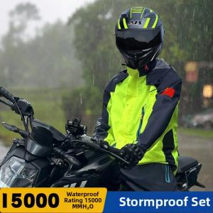 Waterproof Rain Suit Separate Design for Men and Women Rain and Storm Protection Motorcycle and Outdoor Riding