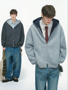 Áo Hoodie Đôi Zip Cleanfit Nam Mùa Thu