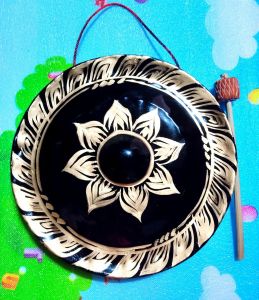 ฆ้องโหม่ง 10 นิ้ว เเถมฟรีไม้ตี 1ชิ้น