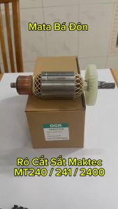 RÔ (RUỘT) MÁY CẮT SẮT MAKTEC MT240 / MT241 / M2400B (THÂN 54 - DÀI 200 - 8 RĂNG HUYỀN)