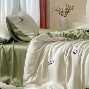 WUYINLIANGPIN | Summer Cooling Ice Silk Bedding 4-Piece Set