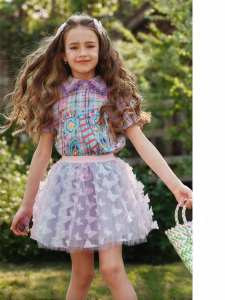 PPTOWN | Elegant Campus Style Skirt for Older Girls