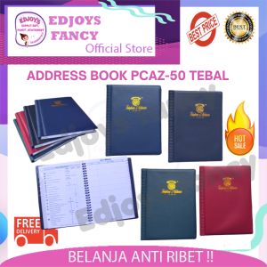 Edjoys Buku catatan alamat dan telepon abjad Address book PCAZ-30-50 tebal