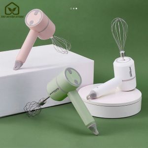 ⚡ Hàng mới ⚡ Máy Đánh Trứng Kiêm Máy Xay Thịt Mini Cầm Tay Sạc Tích Điện Xay Tỏi Ớt Rau Củ Đa Năng Padabanic 6977
