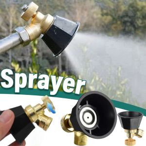 High Pressure Sprayer Nozzle Mist Spryer Nozzle Adjustable Watering Cyclone Nozzle Outdoor Gardening Tools