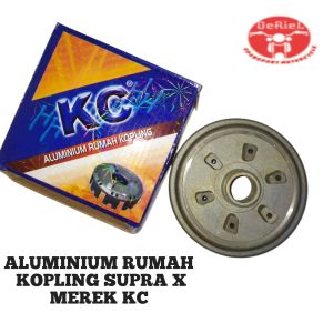 ALUMINIUM RUMAH KOPLING SUPRA X MEREK KC KUALITAS TERJAMIN