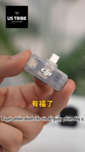RX DJI Thế Hệ Mới - Kết Nối 2 TX Các dòng DJI Mini DJI Mic 2 DJI Mic 3 - Type C
