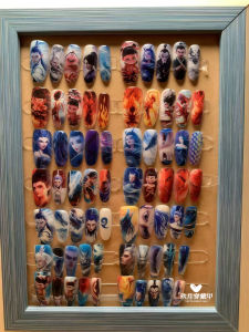 ชุดเล็บใส่ได้สำหรับสาวน้อยสู้รบ 30 ชิ้น ขนาดเต็ม เล็บที่ติดได้ทันที ชุดเล็บสั้น ชุดเล็บแบบใส่ได้สองชุด สามชุด