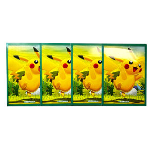 Takara Tomy | 60pcs Pikachu Card Sleeves PKM Standard Size PTCG Deck Protector Sleeves Trading Cards Cover Games Protectors Gifts 66×91mm