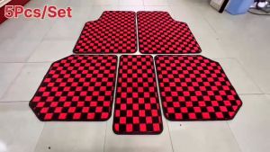 PERODUA MYVI CARPET 5pcs(set) For Perodua Myvi ( 2005 - 2011 ) Thai Style Carpet Floor Car Mat Checkmate Dadu Dice