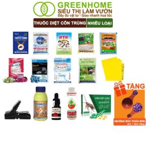 Thuốc Diệt Côn Trùng GreenHome Diệt Kiến Chuột Gián Mối Ruồi Muỗi...Dùng Trong Nhà Và Ngoài Vườn