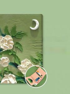 Short Original Leather Wallet Vincent Van Gogh Painting Design Ladies Card Holder Student Unique Design Money Clip Card Bag