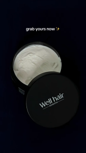 Well Hair 3D Elastic Matte Hair Wax 16H Long Last Hold Oil Control Water Based Mens Restylable All Hairstyle WH-Z013