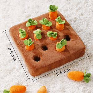 ของเล่นรูปหัวไชเท้าสำหรับสุนัขอุปกรณ์ช่วยขจัดความหมองคล้ำสำหรับสัตว์เลี้ยงที่ทนต่อการกัดด้วยตนเองตุ๊กตาหมีพุดเดิ้ลบิวแบร์อุปกรณ์ช่วยขจัดกลิ่นใช้แรงร่างกาย