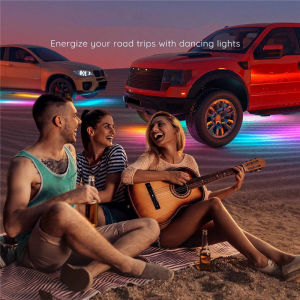 Angelila RGB đèn neon bầu không khí đèn xe linh hoạt underglow dải ánh sáng cho tự động DIY linh hoạt ánh sáng môi trường