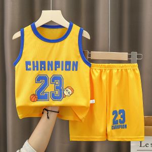 Bộ Đồ Bóng Rổ Trẻ Em Nhanh Khô Bộ Thể Thao Cho Bé Trai Và Bé Gái Quần Áo Thể Thao Mùa Thu Bằng Cotton Polyester Vinylon F