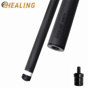 Carbon Fiber Billiard Shaft 12.4mm TipWhite XTC FerruleBlack Technology Low Deflection Pro Taper for Pool Cue Stick+Free Gift (Gloves+Cloth+Joint+Protective cover)