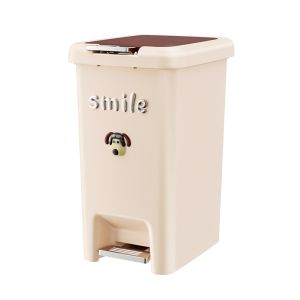 MEIZHUFU | Luxury Step-On Trash Can