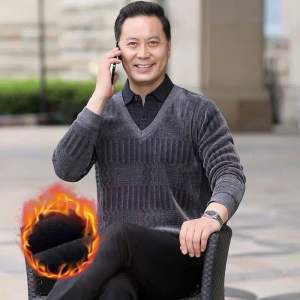 Áo Nhung lót lông dày ấm tặng bố