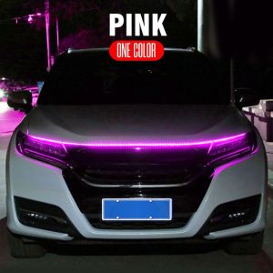 LAMPU DEKORASI LIS KAP MOBIL 120CM 150CM 180CM  12VOLT