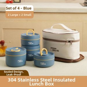 Food-Grade Portable Stainless Steel Lunch Box