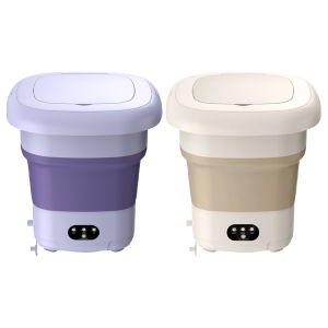 เครื่องทำความสะอาดขนาดเล็กเครื่องซักผ้าพับได้3ระดับเครื่องซักผ้าแบบพกพา9L พร้อมสำหรับเสื้อผ้าเด็กถังเครื่องอบแห้ง