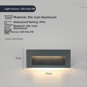 HONGDILAI | Waterproof Outdoor Step Light With Motion Sensor
