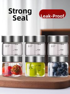 Food Grade Sealed Storage Glass Bottle 100ml
