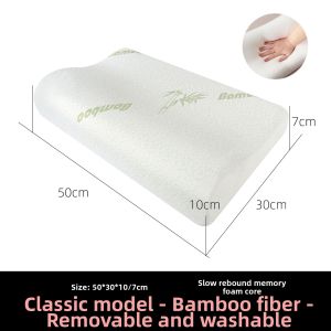Slow Rebound Memory Foam Pillow for Neck Health and Side Sleep