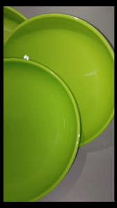 6 PCS PLASTIC REUSABLE SOUP PLATE / PARTY PALTE / CHILDRENS PLATE / DINNERWARE PLATE/ ROUND SOUP PLATE/DINNER PLATE/PLATO