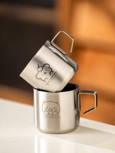 onlycook | Double Layer Insulation Baby Milk Cup 304 Stainless Steel