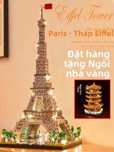 Đồ Chơi Khối Xây Dựng Eiffel Tower Paris Dành Cho Bé Trai Và Bé Gái Độ Khó Cao Dành Cho Người Lớn Và Trẻ Em Từ 13 Tuổi Trở Lên