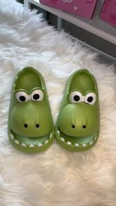 รองเท้าแตะ ดิน่าปฏิสัมพันธ์ สวมใส่นุ่มสบาย สีลูกกวาด การ์ตูนน่ารัก เหมาะสำหรับเด็ก สาว