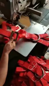 [ สินค้าขายดี ] จีนจัดส่งเชือกทำงานทางอากาศแบบเต็มตัว   เชือกนิรภัยแบบห้าจุดหลังคู่   ฟิวส์ป้องกันการตกของช่างไฟฟ้าสไตล์ยุโรป 109