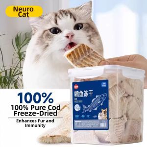 SHENJINGMAO | Premium Cod Fish Freeze Dried Snacks for Cats Hair Growth