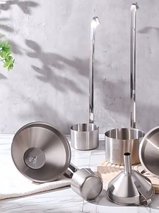 Gáo Múc Rượu Inox 201 Dày Dặn Có Móc Treo 25ml 50ml 125ml 250ml 500ml