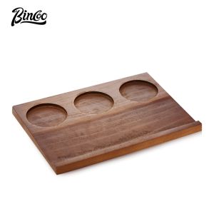 Bincoo cốc cà phê với giá gỗ đặt Cốc pha cà phê gốm buổi chiều cốc trà thích hợp cho văn phòng nhà cửa 160ml