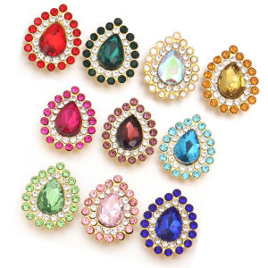 10 Pcs Sunflower Sewing Claw Rhinestones Crystals Glass Beads Buttons Stones Sew On Rhinestone for Clothes Sewing Accessories