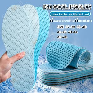 Summer Ice Cool Feeling Shoe Pad Deodorant Insoles Breathable and Soft Men and Women Comfort Insole