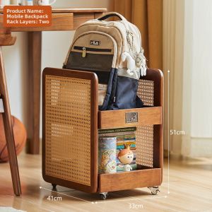 NALANDUOHAO | Book and Backpack Storage Box