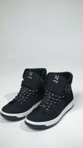 NAZREAL FOOTWEAR - Sepatu Sneakers Casual Pria / Sepatu Kets Pria terbaru Gonzo Black ADH024