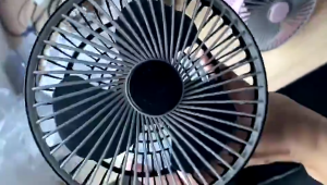 6 Inch Foldable Desktop Fan USB Rechargeable Mini Fan Intelligent Portable Folding Fan Aromatic Mini Fan XH666