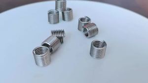 YEGBONG | M6 x 1.0 Stainless Steel Helicoil Insert 1.5D Wire Thread Repair Coil for Damaged Threads