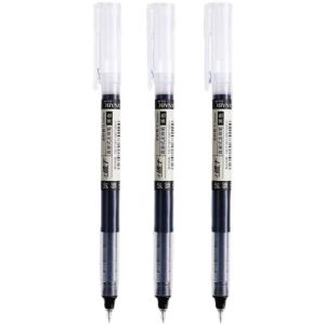 Jian Fei Straight-Liquid Ballpoint Pen Black Brush Question Pen Signature Pen Teacher Student Only Blue Red Pen Black Pens for Writing Letters Ballpoint Pen Ball Pen Roller Ball Pen Quick-Drying Gel Pen Smooth Large Capacity