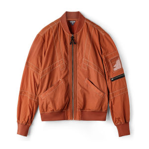 MADENGGONGZHUANG | Bomber Style Jacket Red Thin Autumn