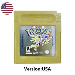 Takara Tomy | /  NEW USA ESP FRA GBC Pokemon Cartridge Bundle Red/Blue/Crystal/Gold/Silver/Yellow/Green Multilingual Card Pokemon Game Card