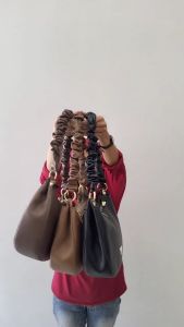 Diskon! Tas Import Wanita Model Hobo Handbag Import 2178 Tas Bentuk Bulan Sabit