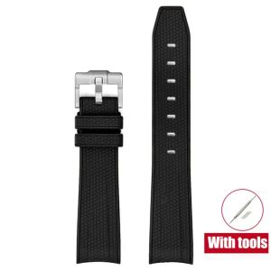 Strap for Omega X Swatch Joint MoonSwatch 20mm Diving Curved End Silicone Rubber Bracelet Belt for Rolex Watch Band Men Women